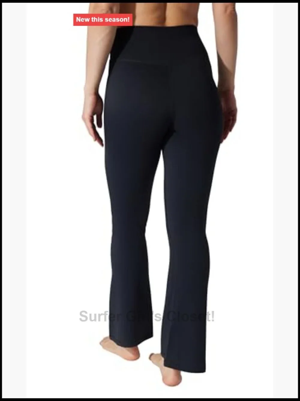 High Waisted Flare Legging Crossover Squat Proof Yoga Pant